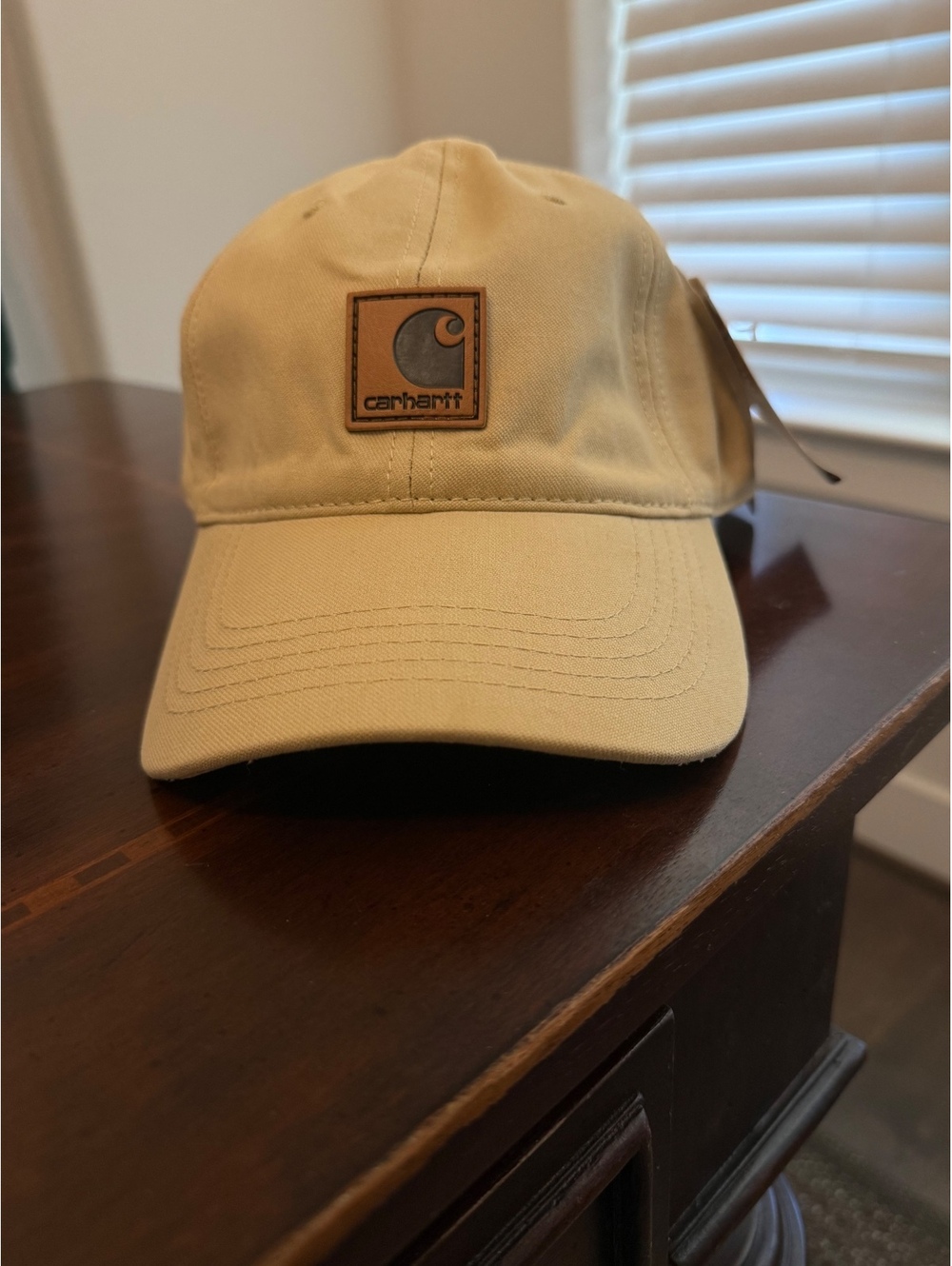 Carhartt Odessa Canvas Cap Brown Leatherette Patch OSFA NWT